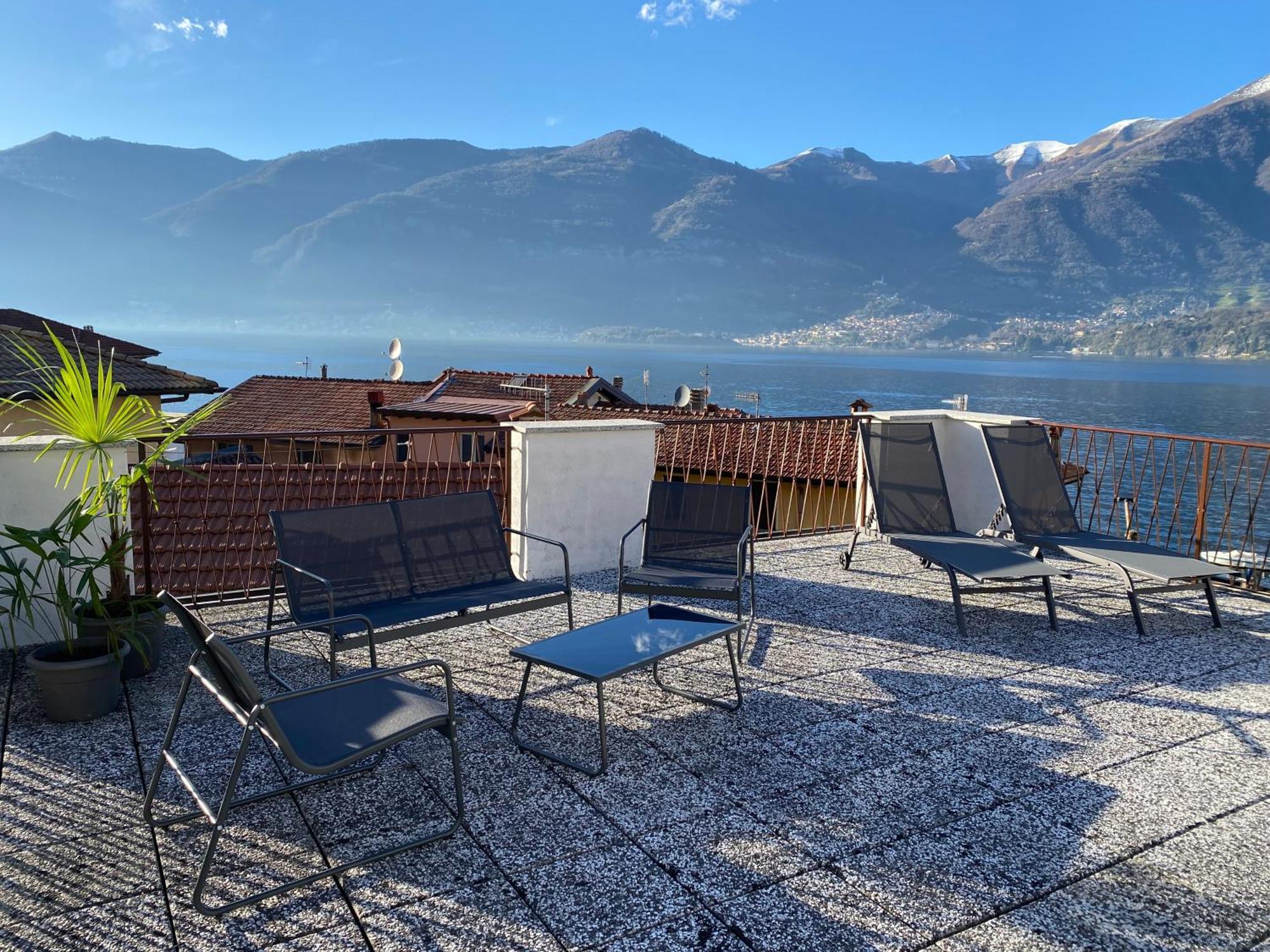 Апартаменты Maddalena Lake Como View Terraces Лезено Экстерьер фото